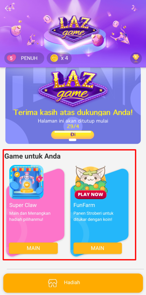 Saya Tidak Melihat Fitur Lazgames Di Aplikasi Lazada Bagaimana Cara Mengaksesnya