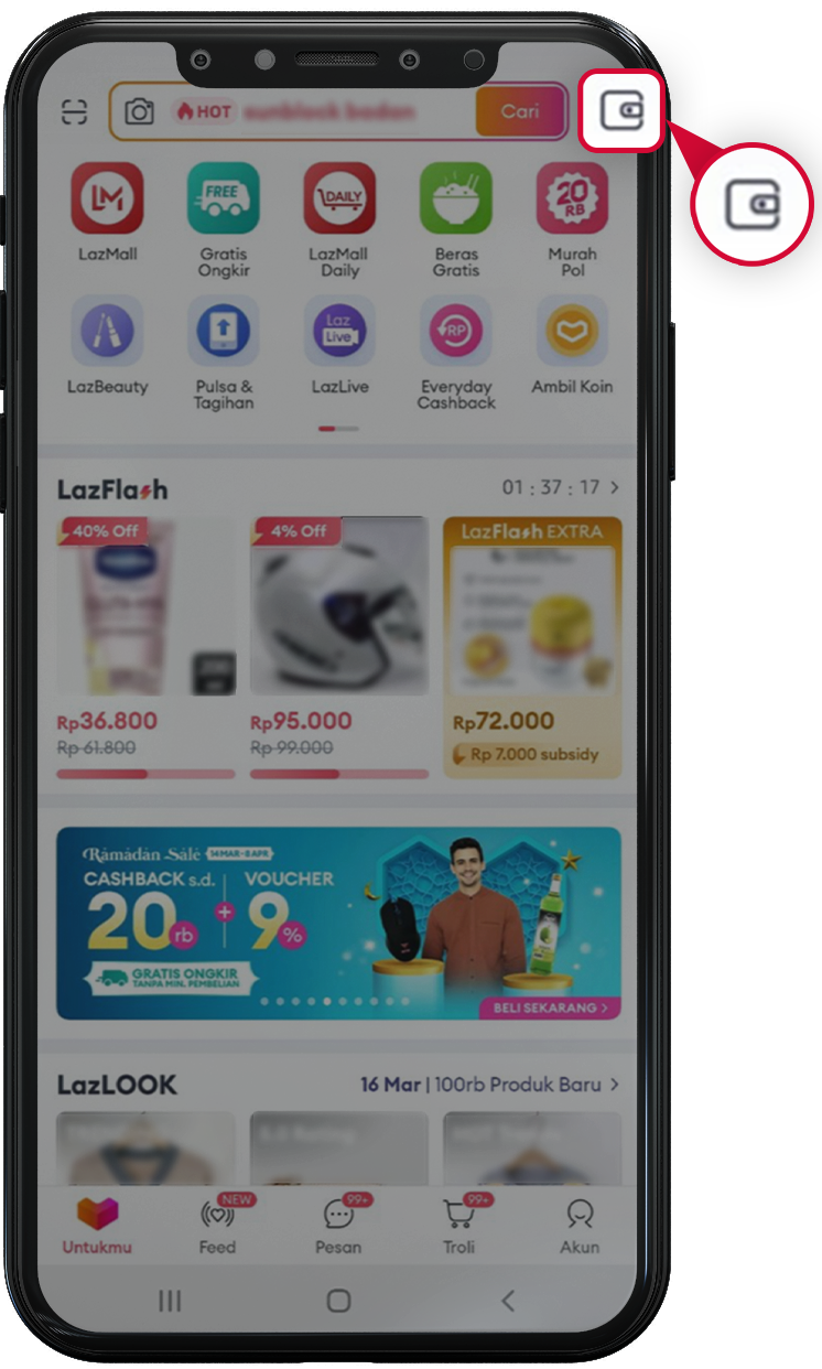 Pemindahan Saldo Lazada Credit ke Akun DANA | Lazada